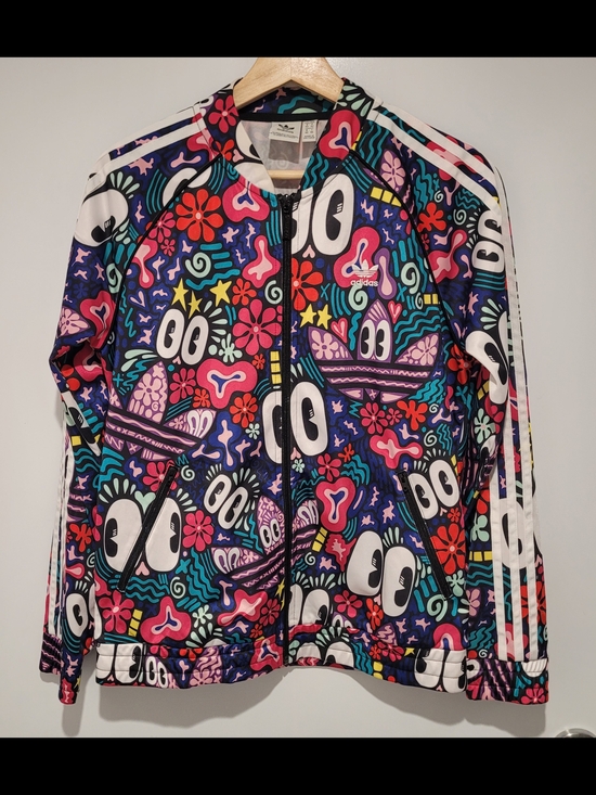 adidas Jackets & Blazers - Adidas Hattie Stewart Eyes Multicolor Graphic Track Jacket